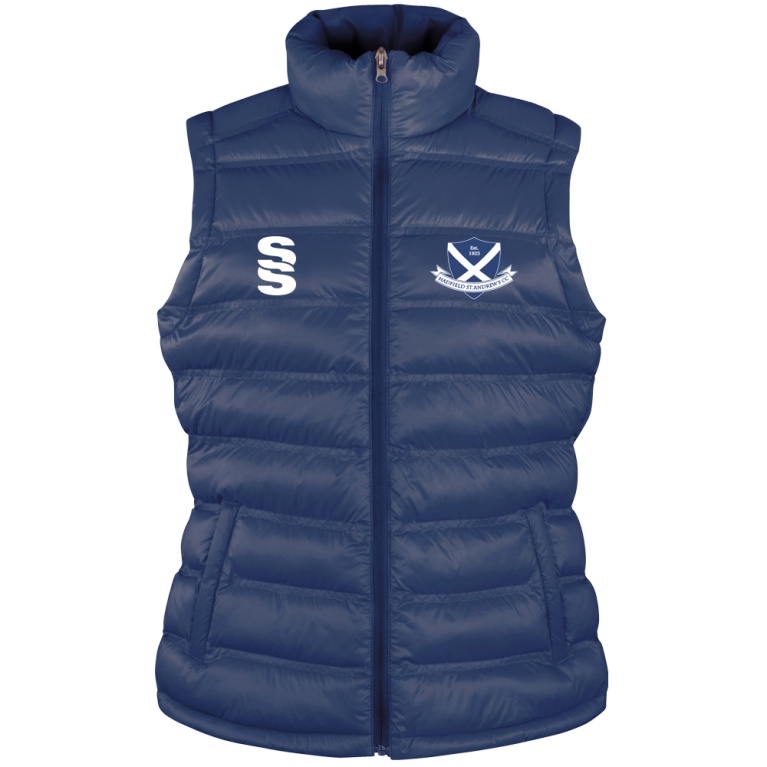 HADFIELD CC Women's Padded Gilet : Navy