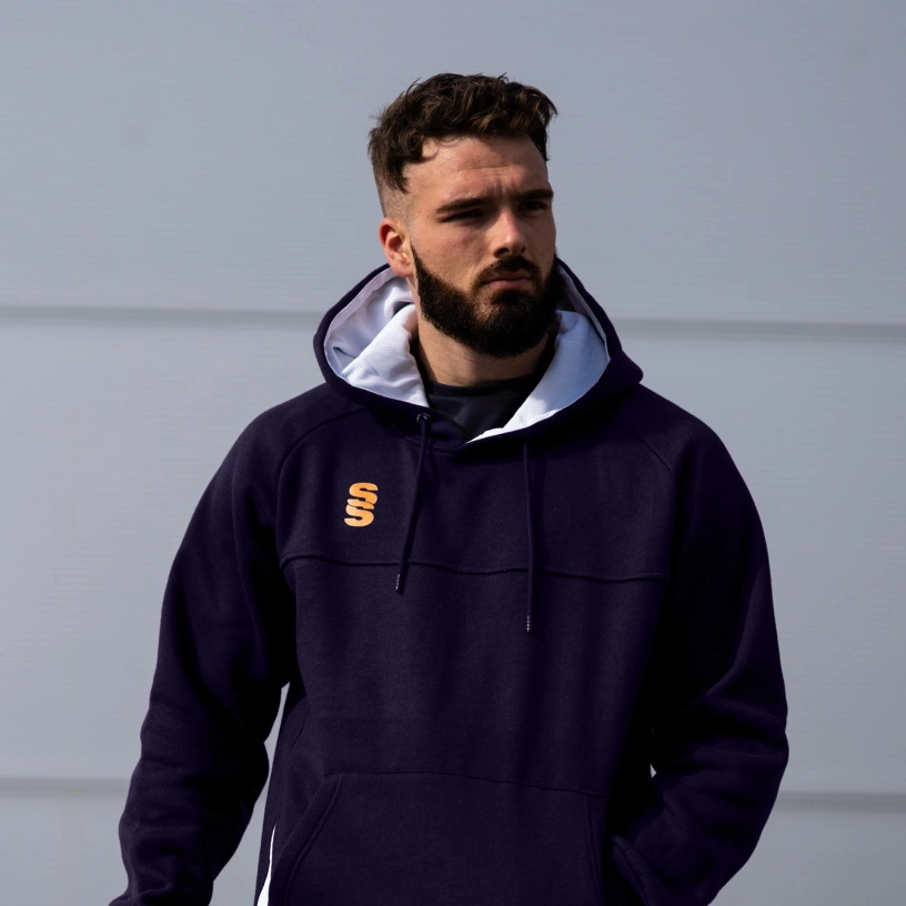 HADFIELD CC Fuse Hoody : Navy / White